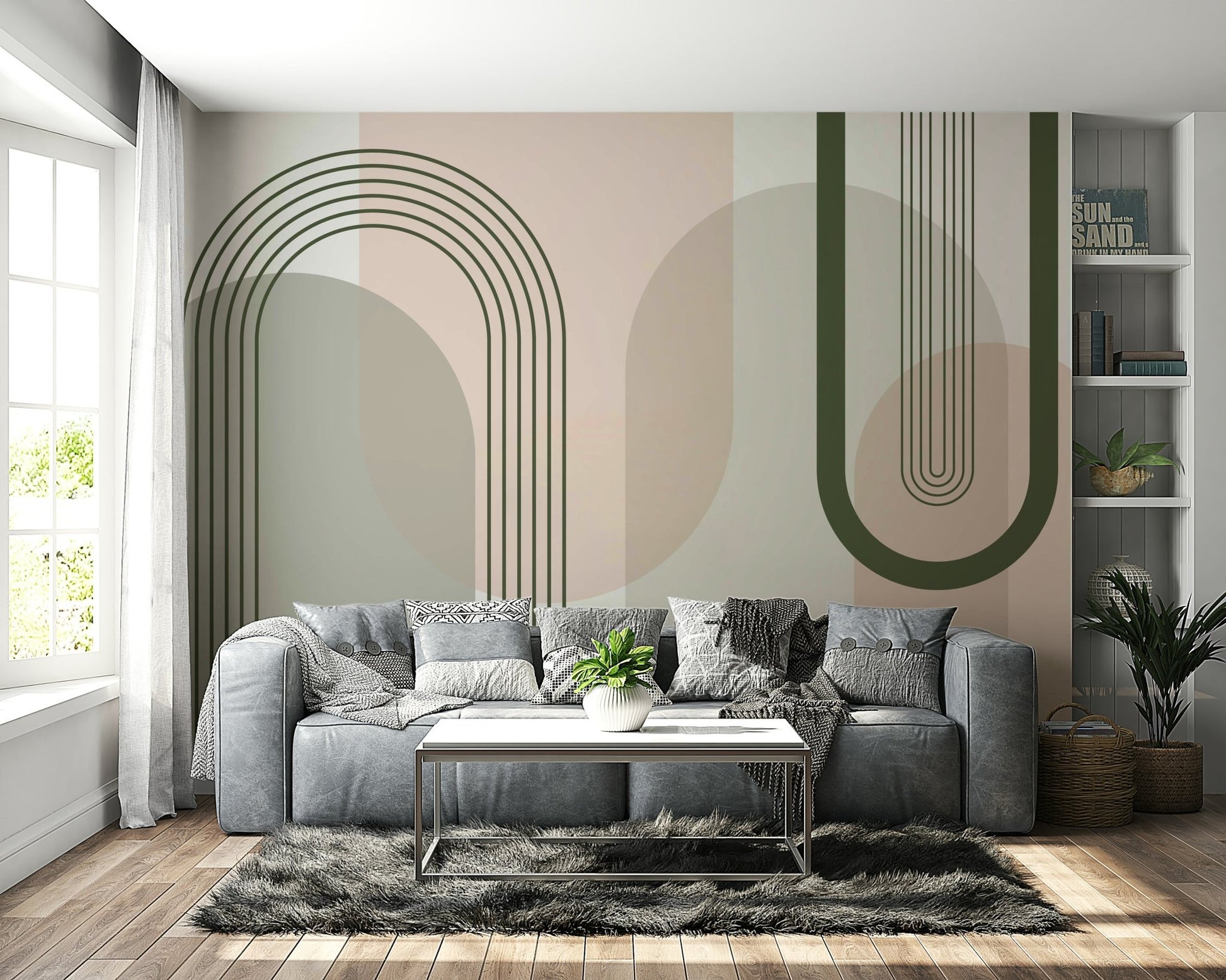 The composition is abstract and flowing.

