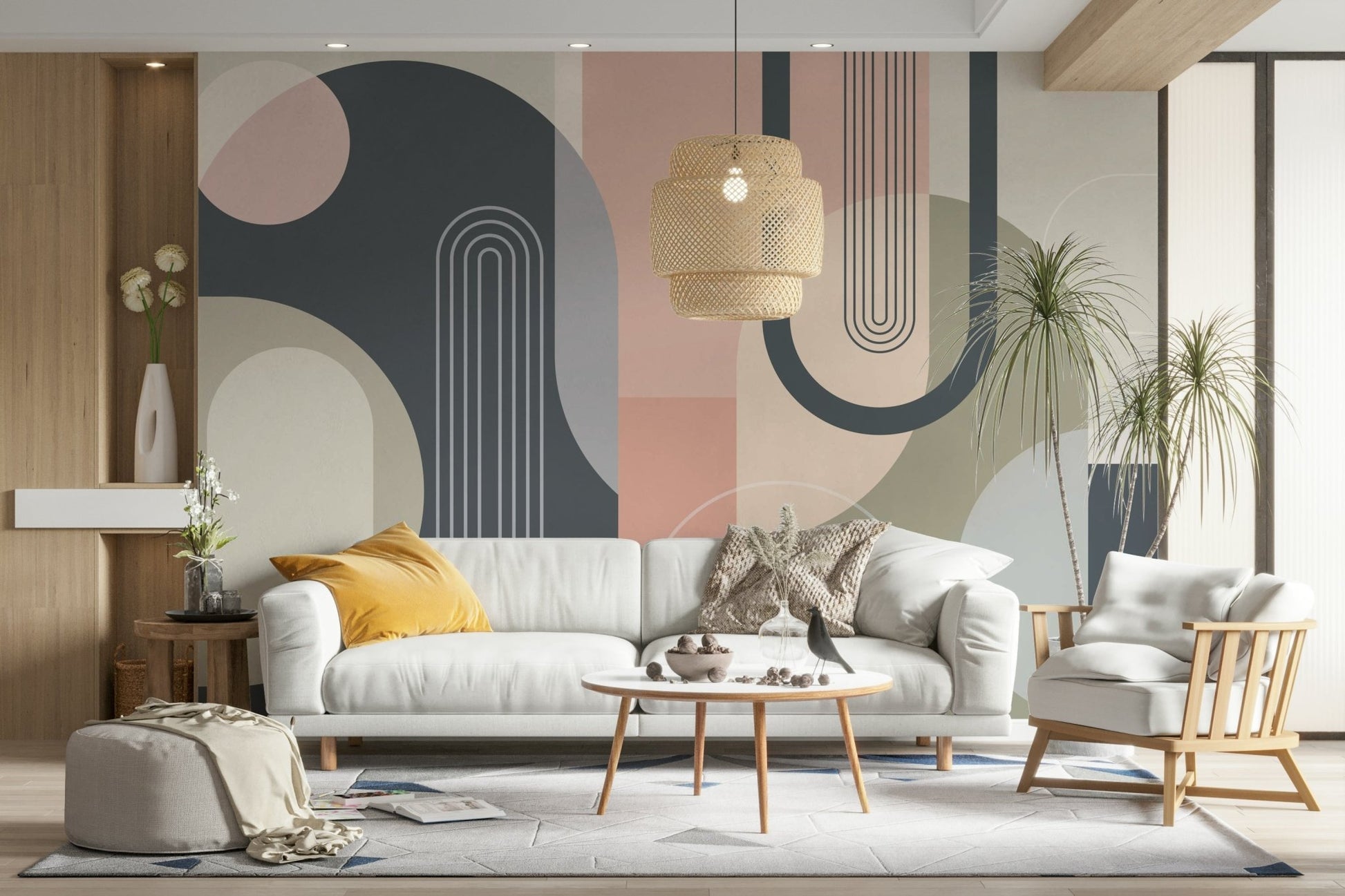 The feeling is one of fresh elegance.

