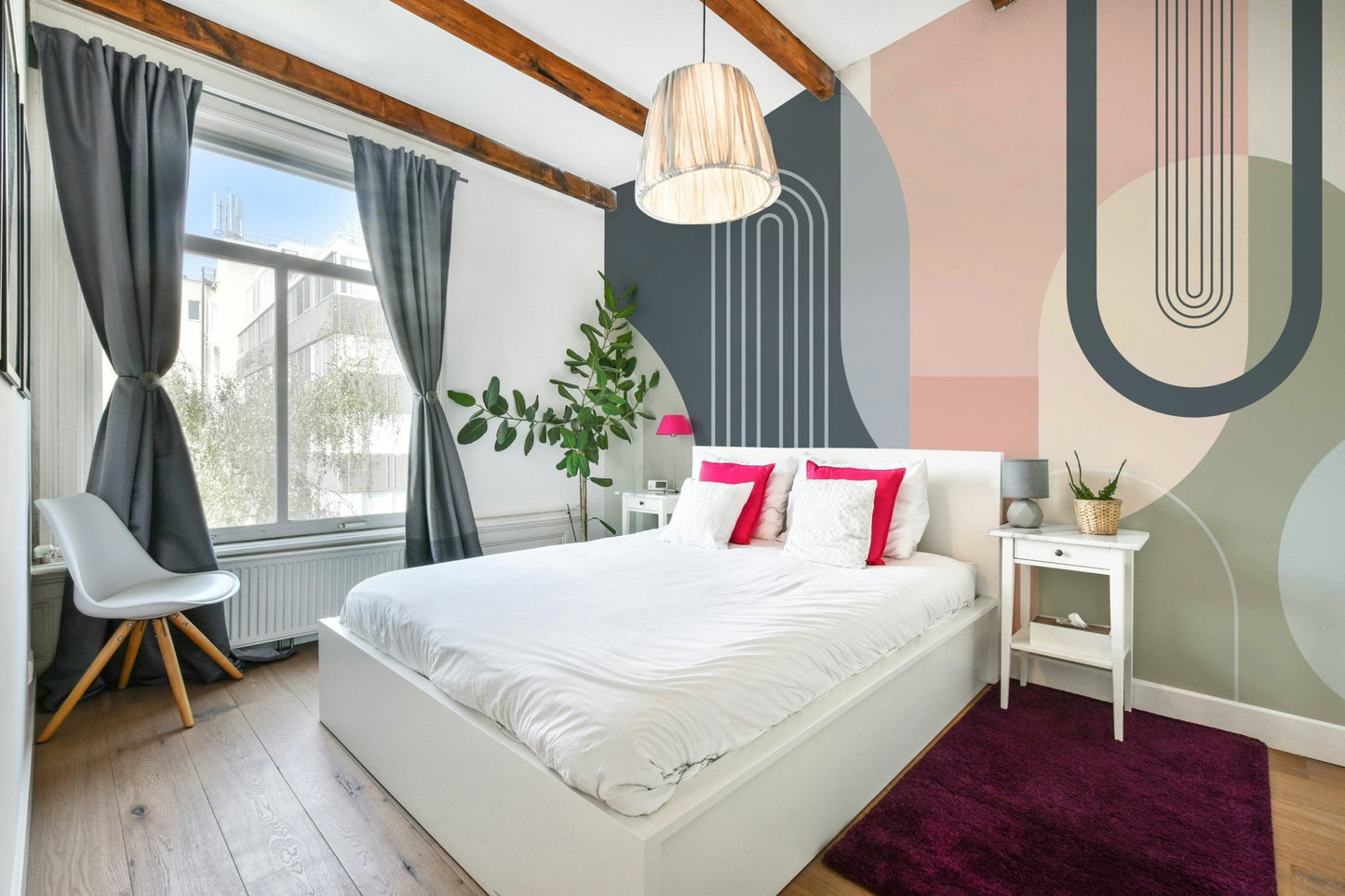 The style is artistic and modern.

