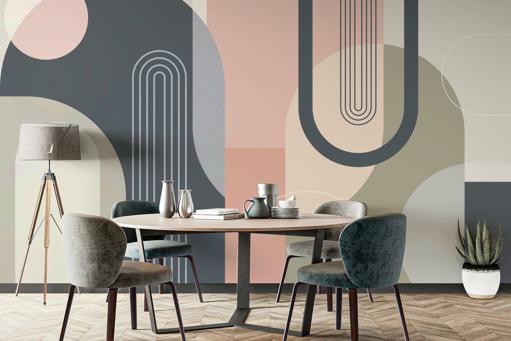 The composition is dynamic and full of depth.

