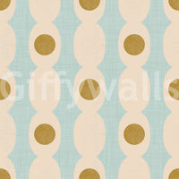 Abstract geometric Hourglass Echo wallpaper for sleek, stylish interiors.