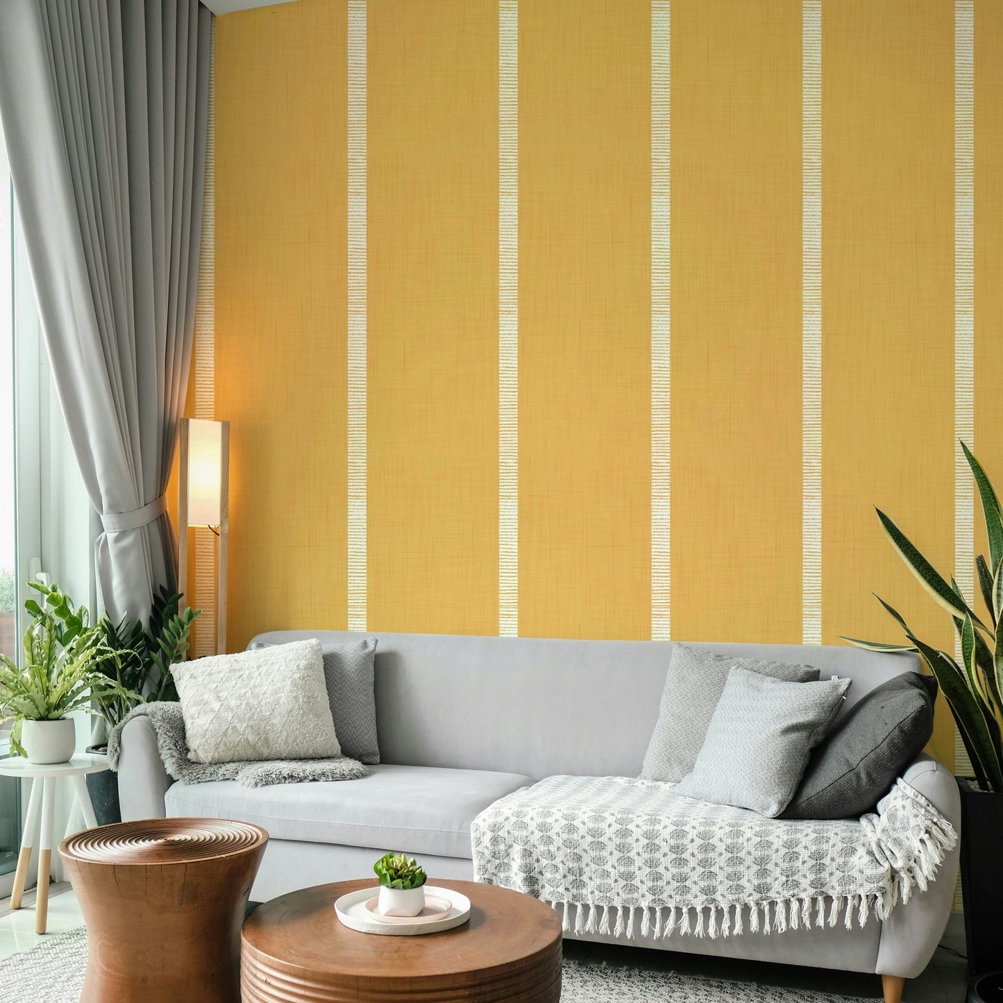 Soft boho stripe design

