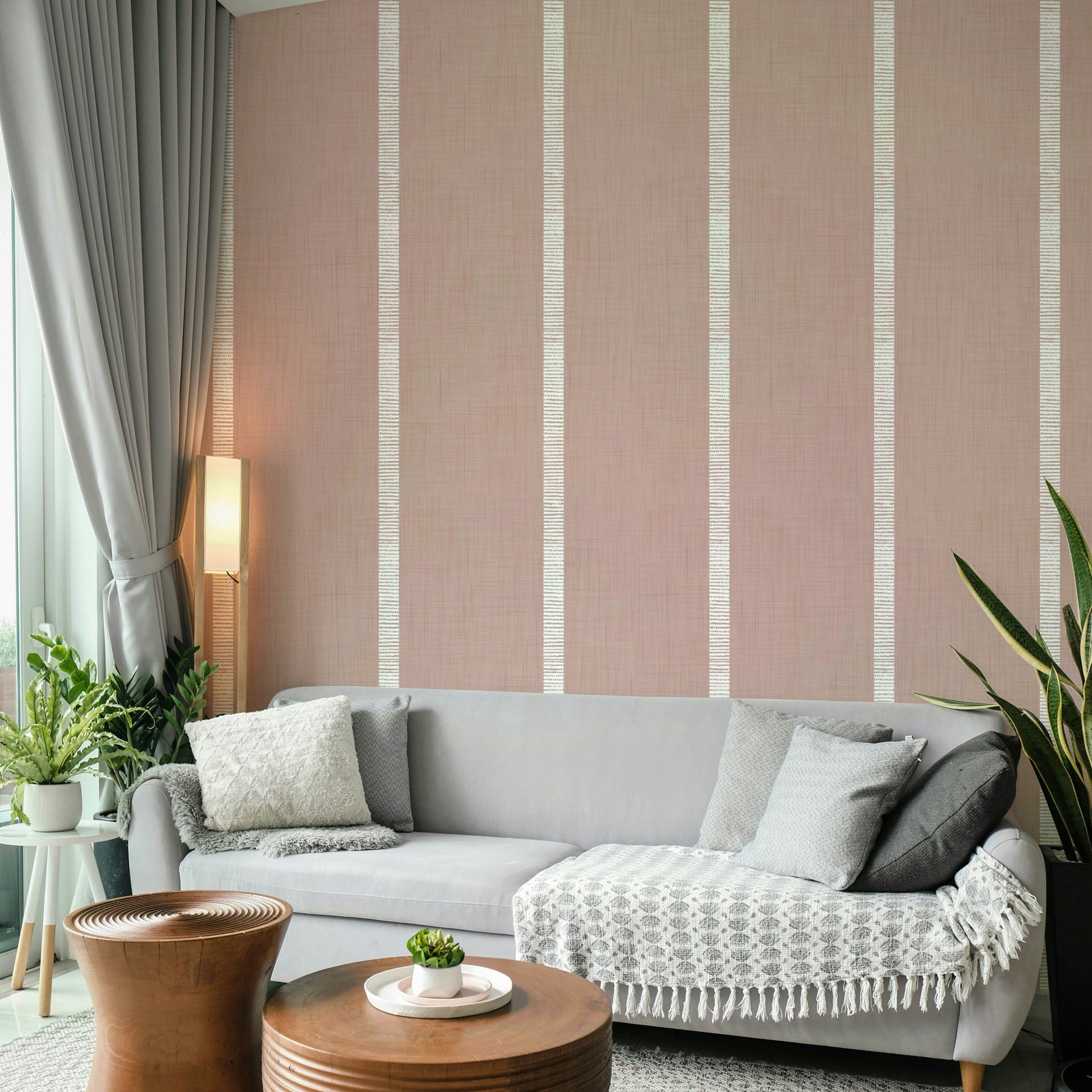 Calm boho stripe pattern

