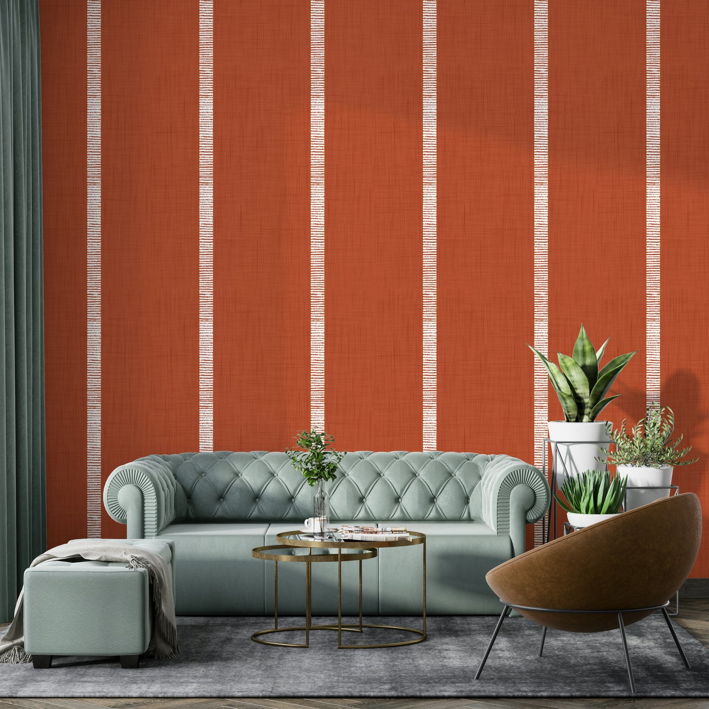 Natural boho wall covering

