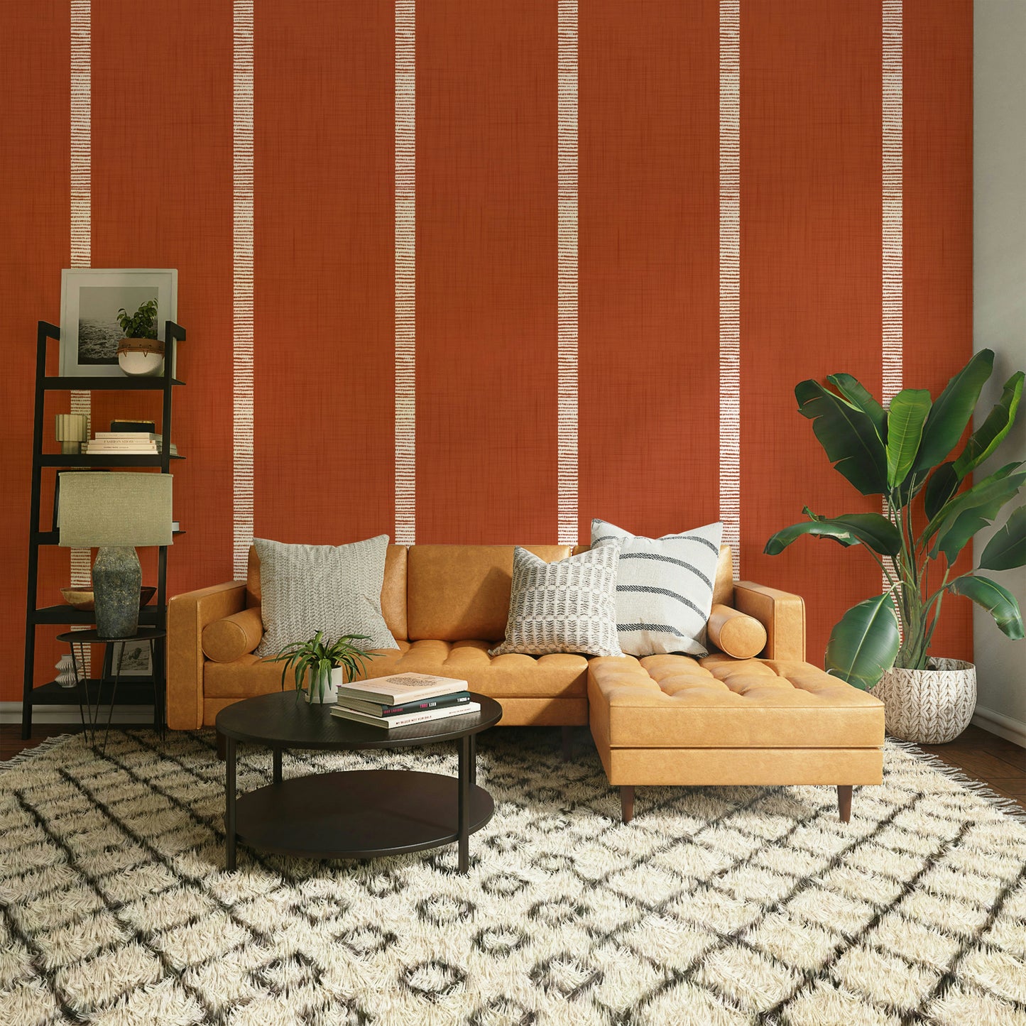 Soft textured stripe design

