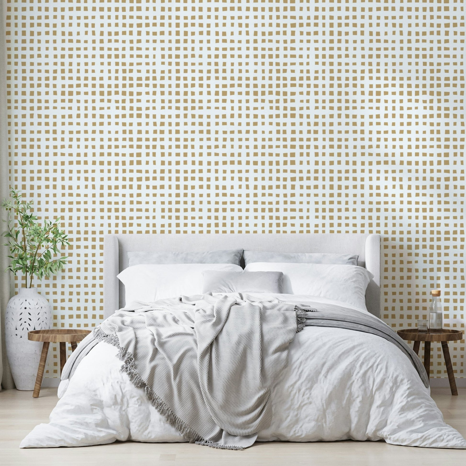 Minimalist square pattern wallpaper
