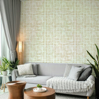 Geometric squares in soft neutral tones
