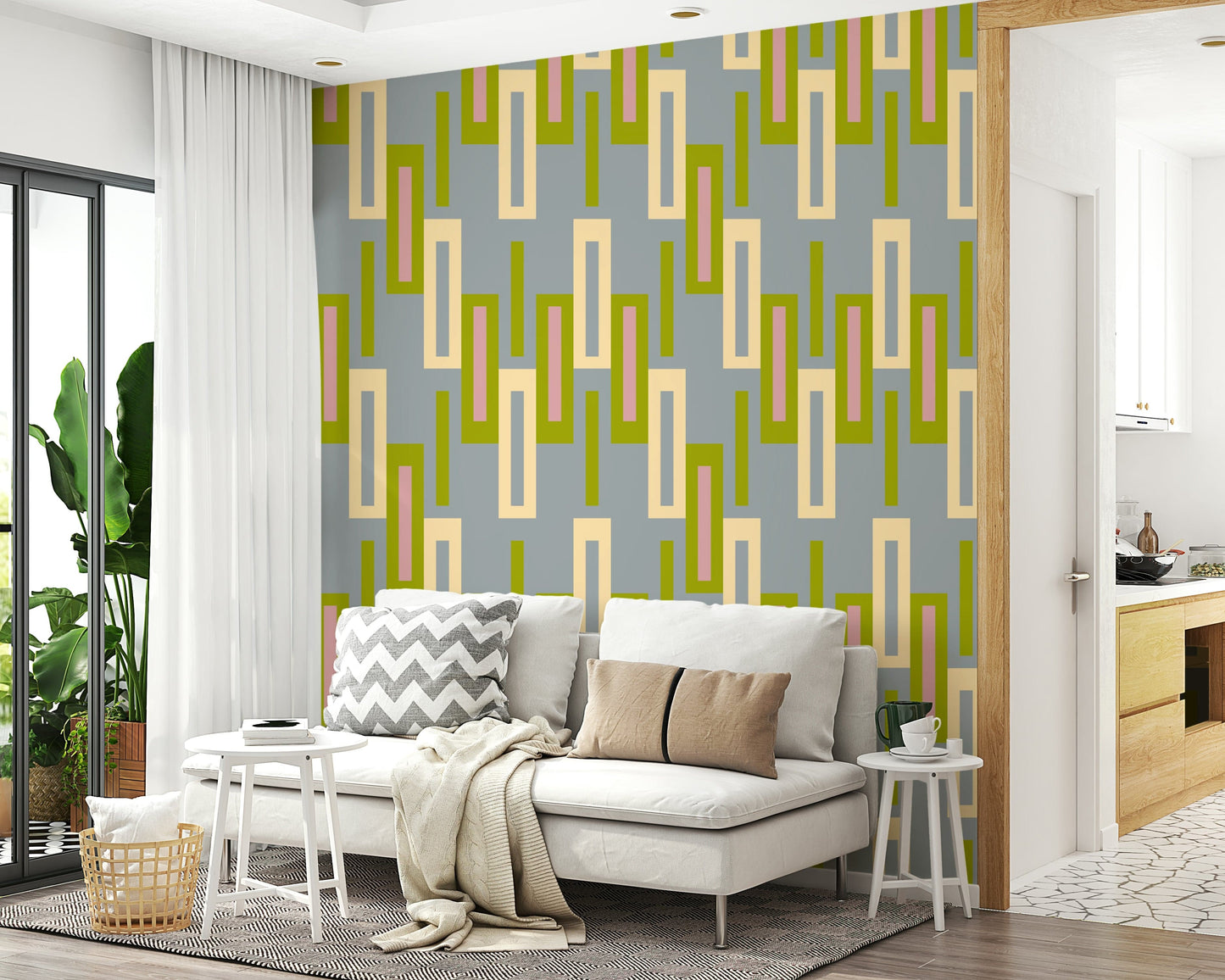 Minimalist moderno wallpaper design for bedrooms, living rooms, or offices.