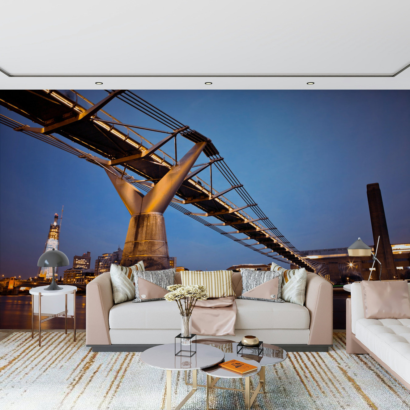 Modern Meets Classic Wall Mural