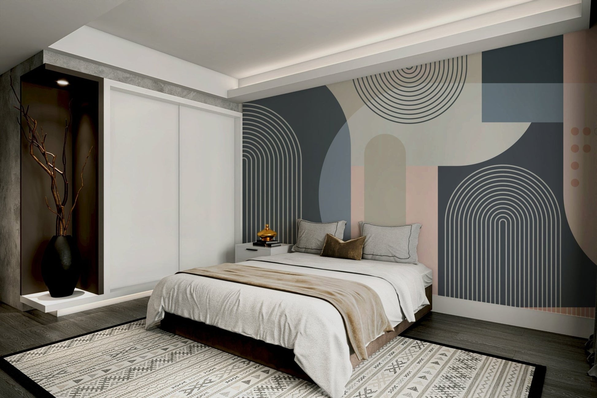 The composition is dynamic and full of depth.

