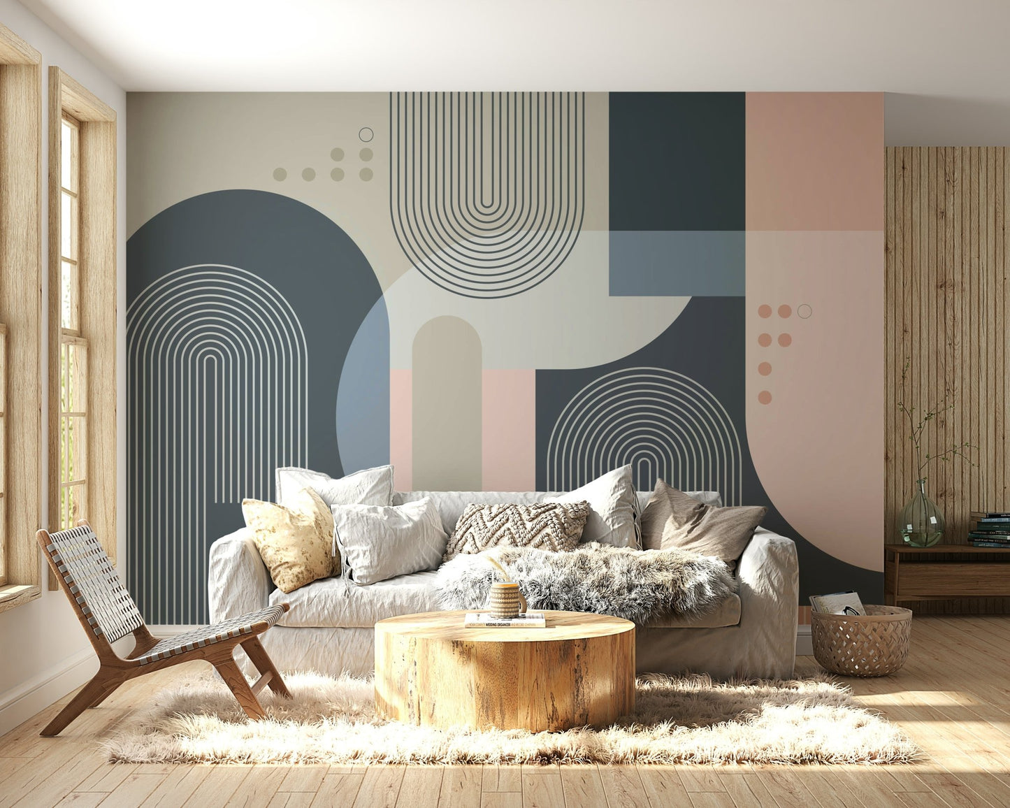 The feeling is one of fresh elegance.

