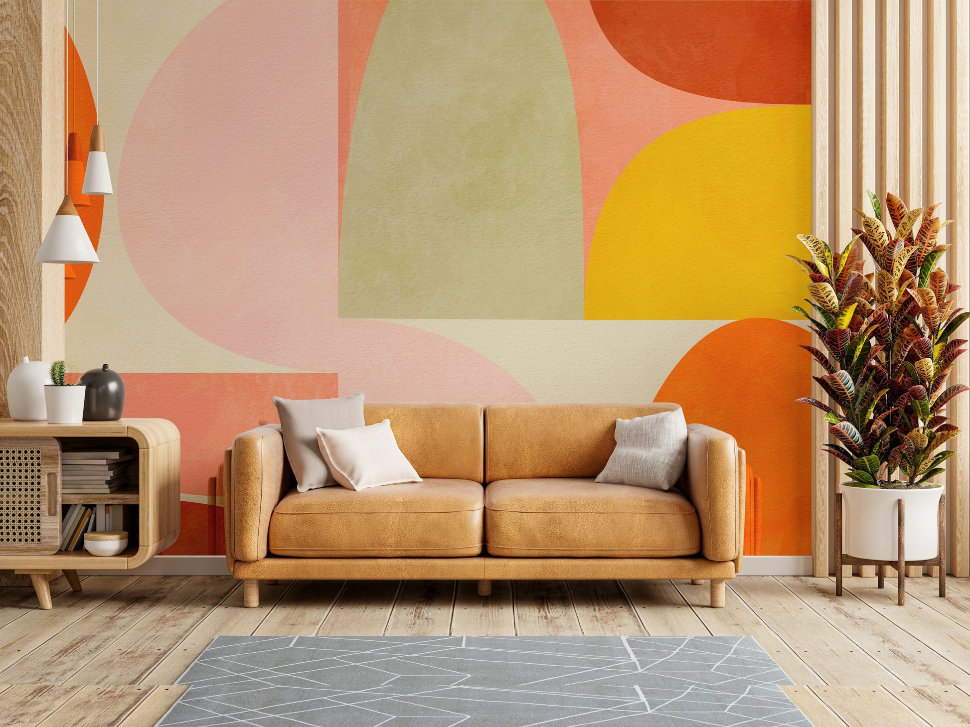 A classic abstract design wallpaper for walls.

