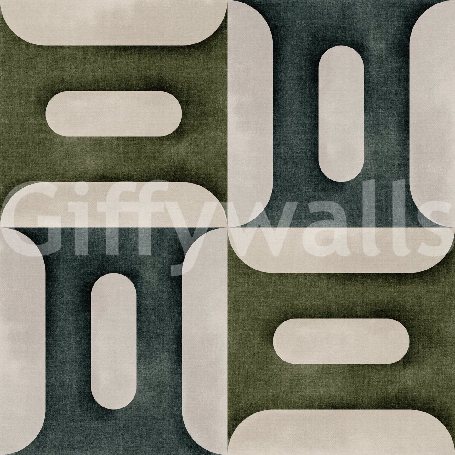 Modern Textured Geometries Winter Wallpaper⁠