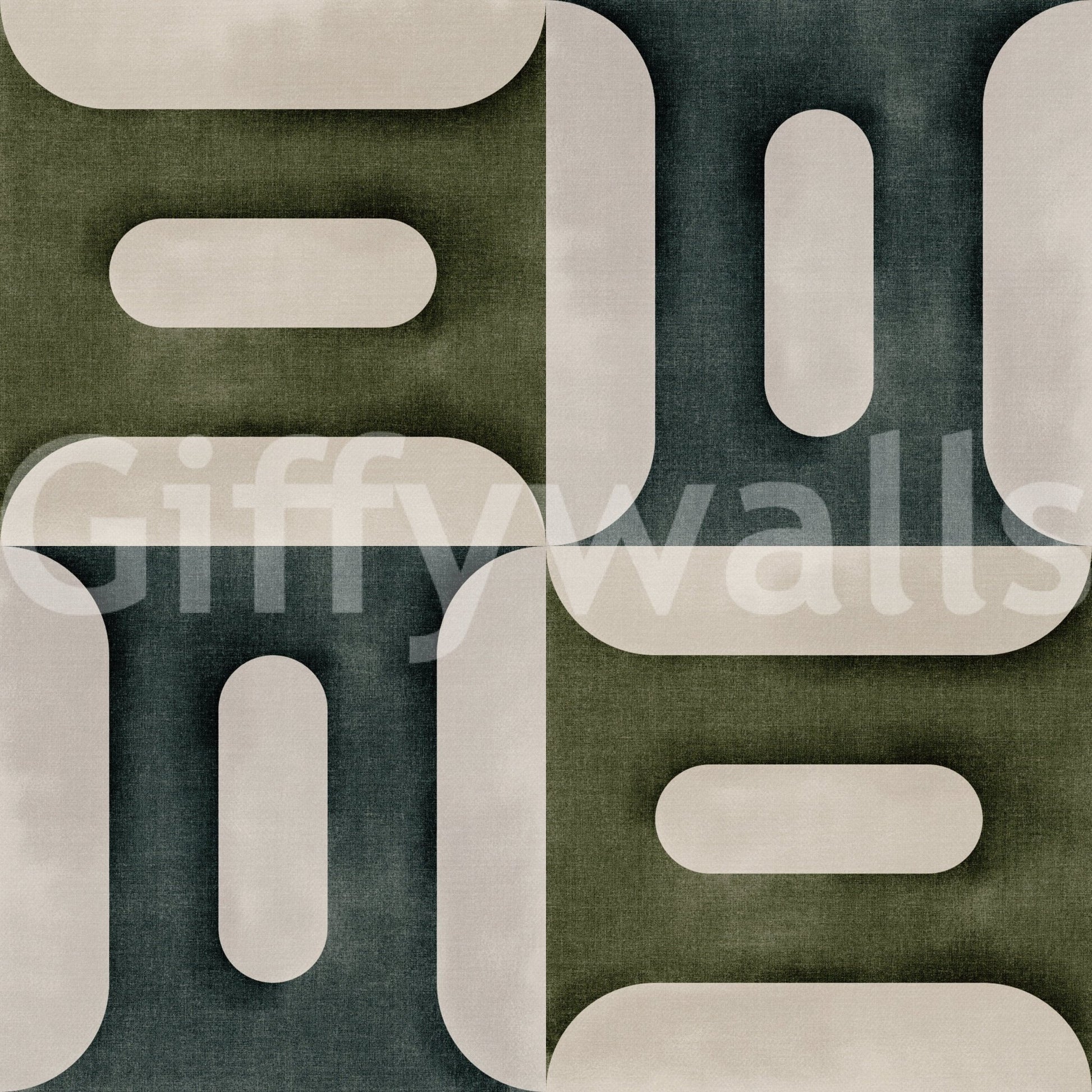 Modern Textured Geometries Winter Wallpaper⁠
