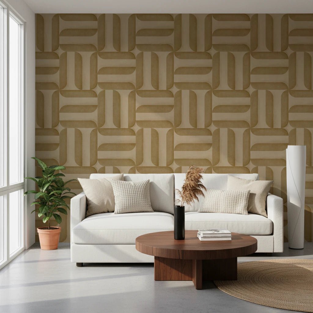 Modern Textured Signs Camel Wallpaper⁠