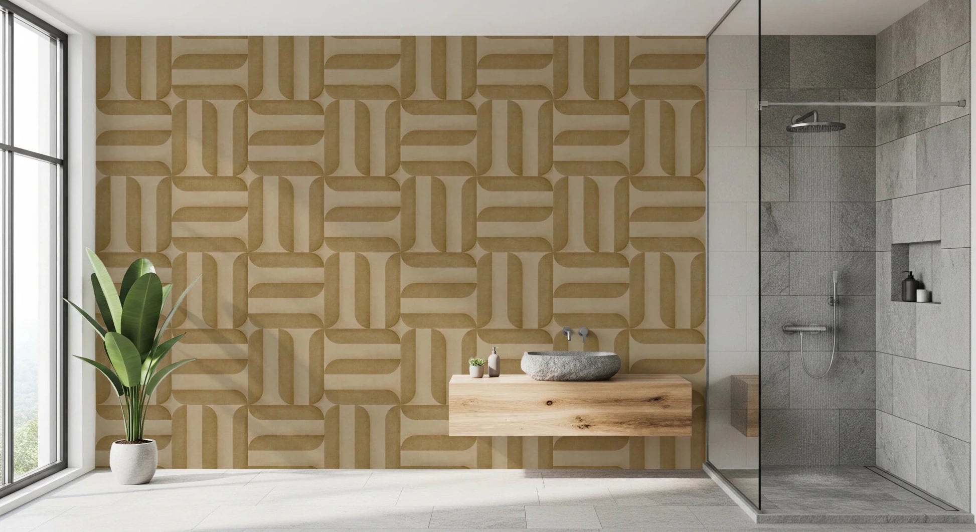 Modern Textured Signs Camel Wallpaper⁠