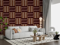 Modern Textured Signs Clay Wallpaper⁠