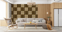 Modern Textured Signs Earthy Wallpaper⁠