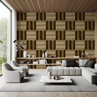 Modern Textured Signs Earthy Wallpaper⁠