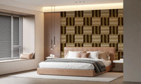 Modern Textured Signs Earthy Wallpaper⁠