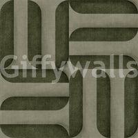 Modern Textured Signs Olive Wallpaper⁠
