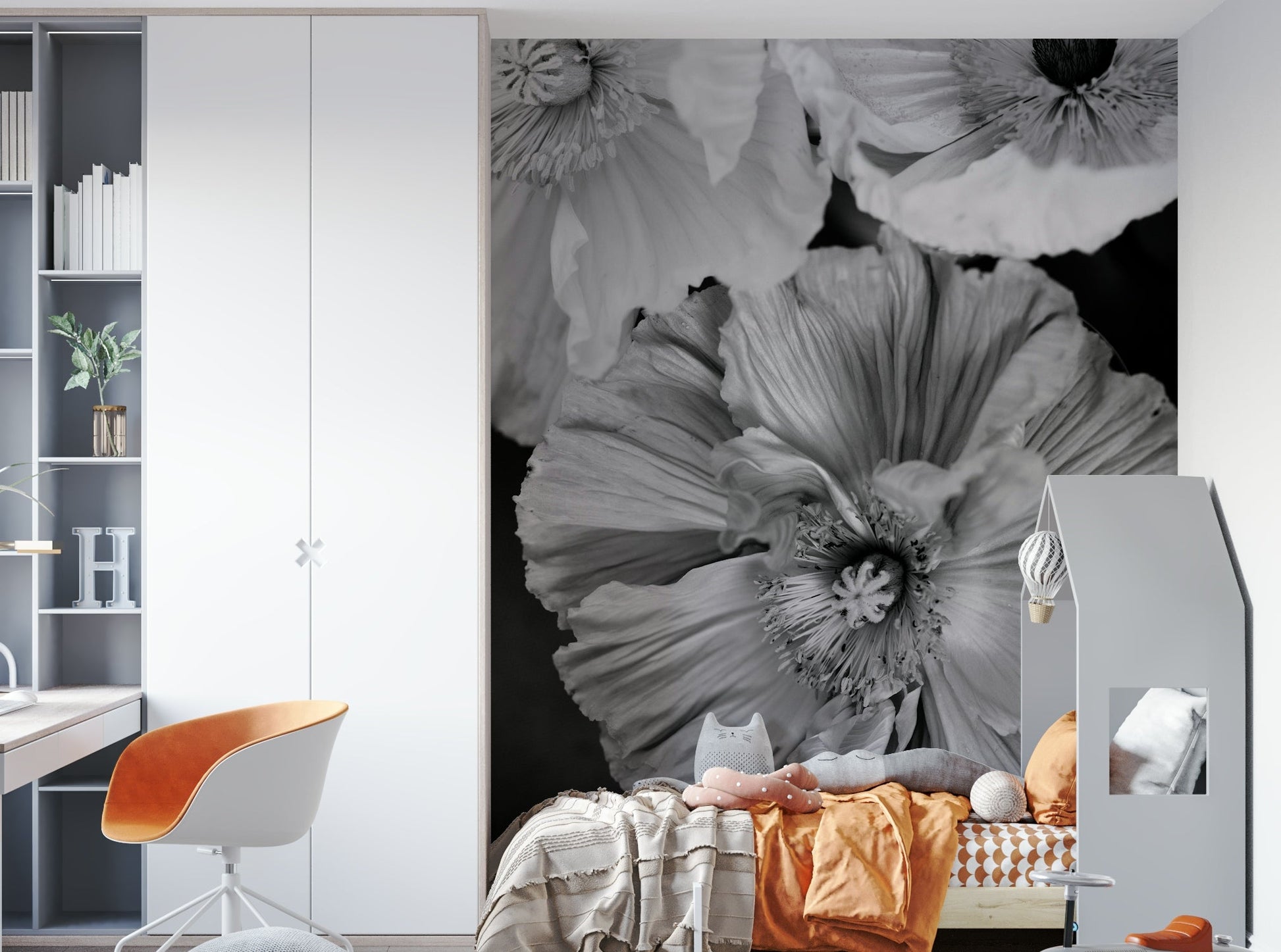 Seamless pattern for wall application.

