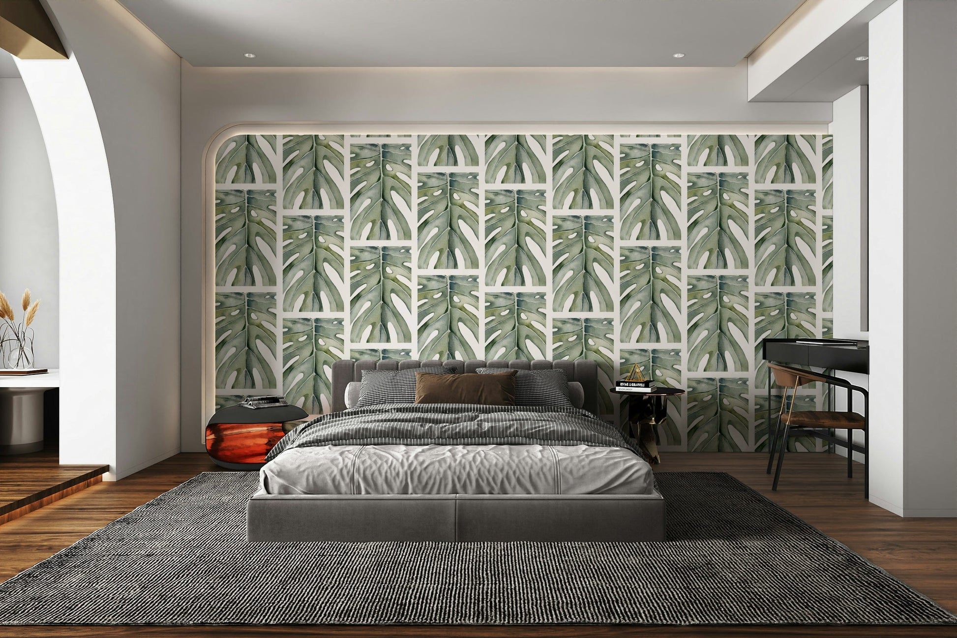 The design has a beautiful, artistic aesthetic.

