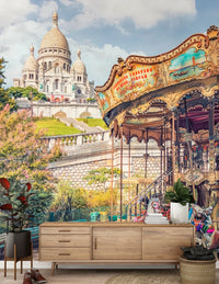 Montmartre Melody Wall Mural