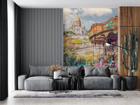 Montmartre Melody Wall Mural