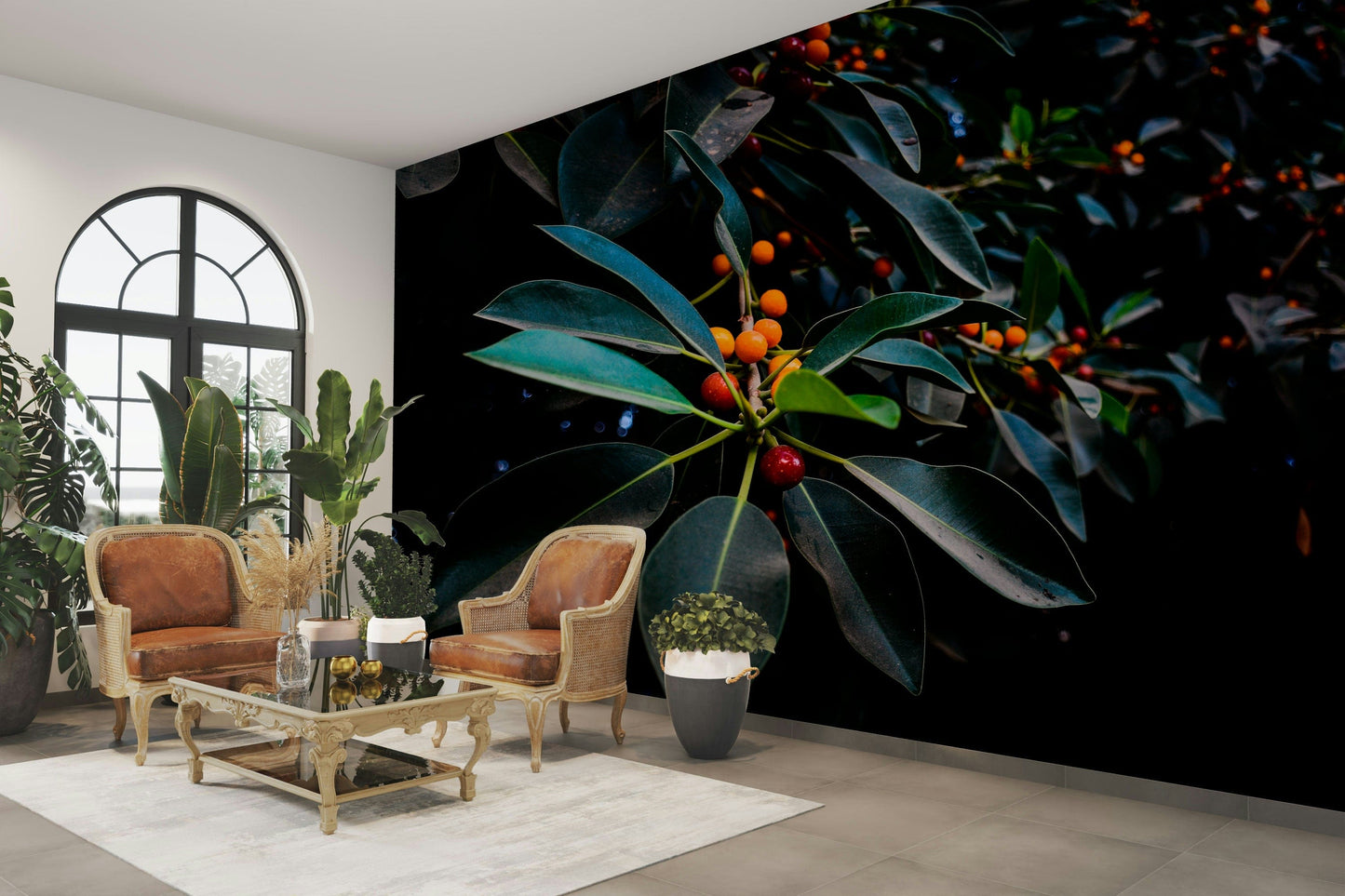 A serene abstract color wall mural for your decor.

