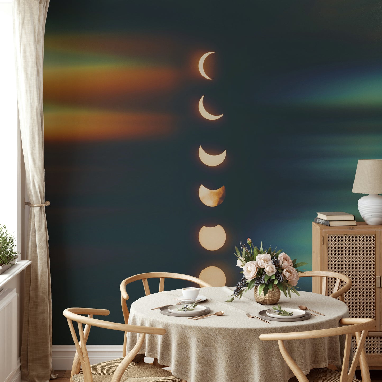 A high-quality print of the lunar cycle.

