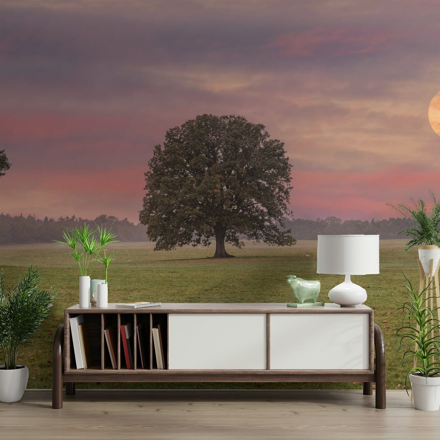 A classic night sky wallpaper for walls.

