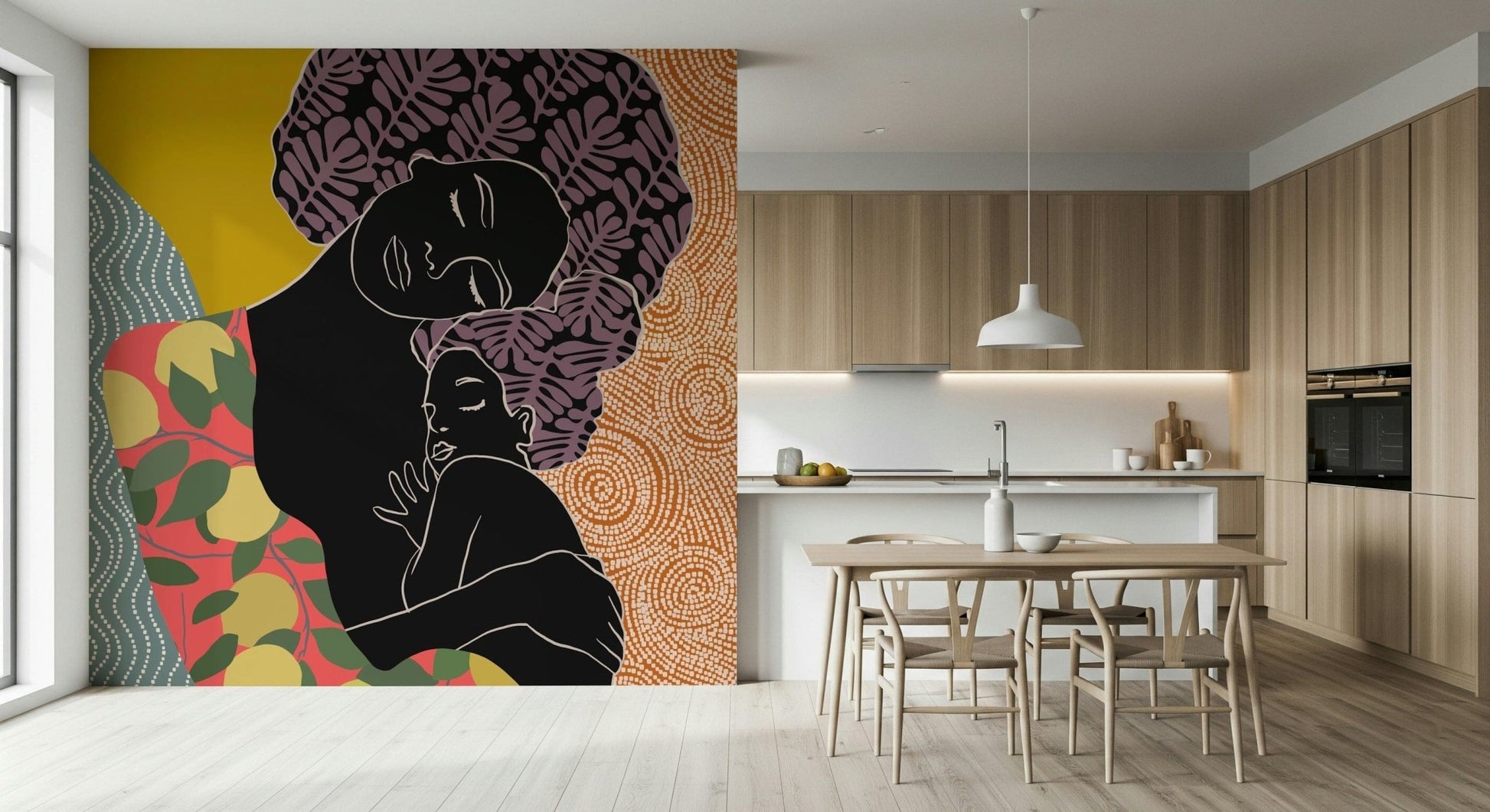 Mother's Embrace Wall Mural