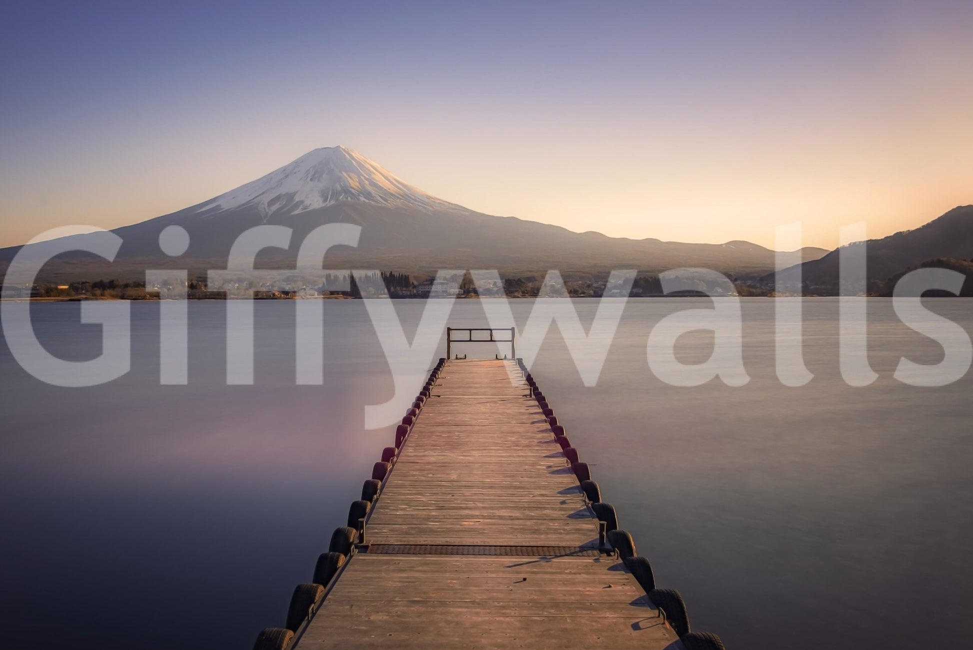 Beautiful outlook Mount Fuji Serenity image, spiritual landscape wallpaper.
