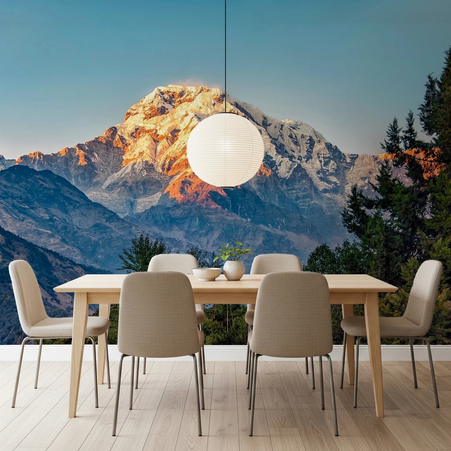 Mountain Dawn Wall Mural