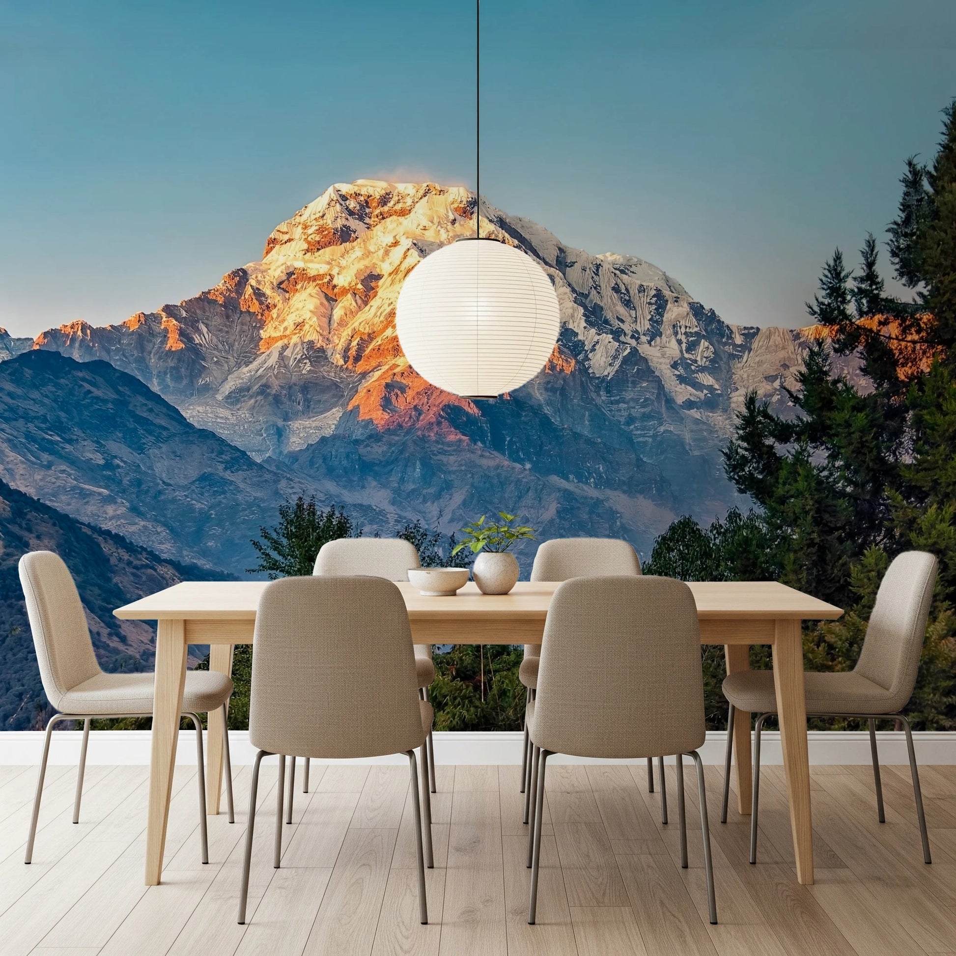 Mountain Dawn Wall Mural