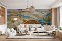 Mountain peaks Wall Mural