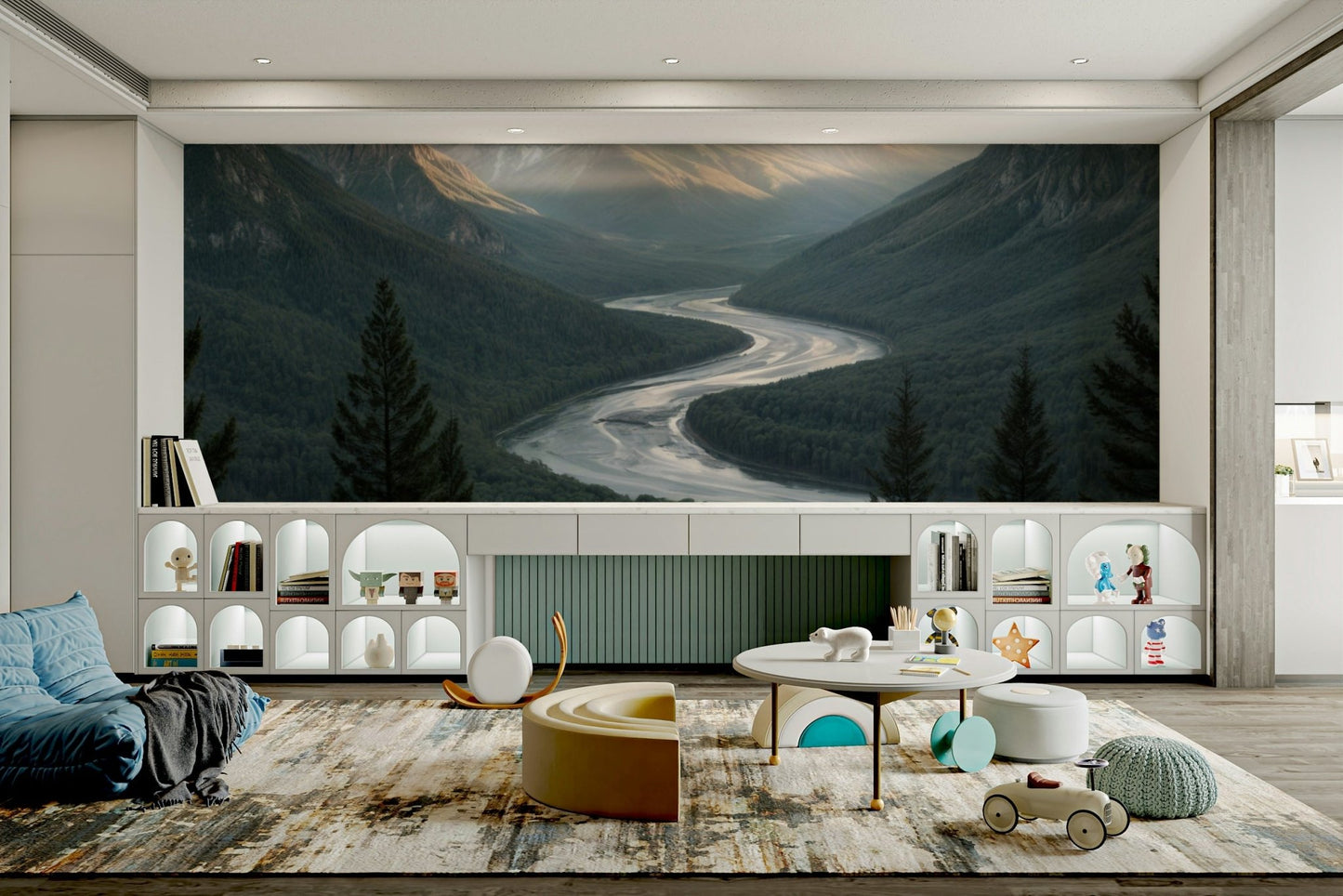 The feeling is one of fresh elegance.

