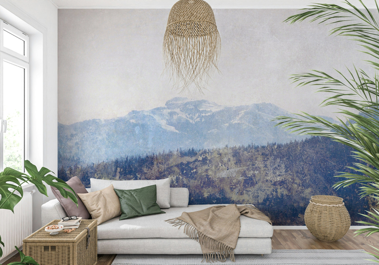 Mountain Vista Texture Wall Mural -2671432