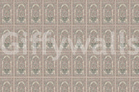 Artistic archway wall covering for entryway decor