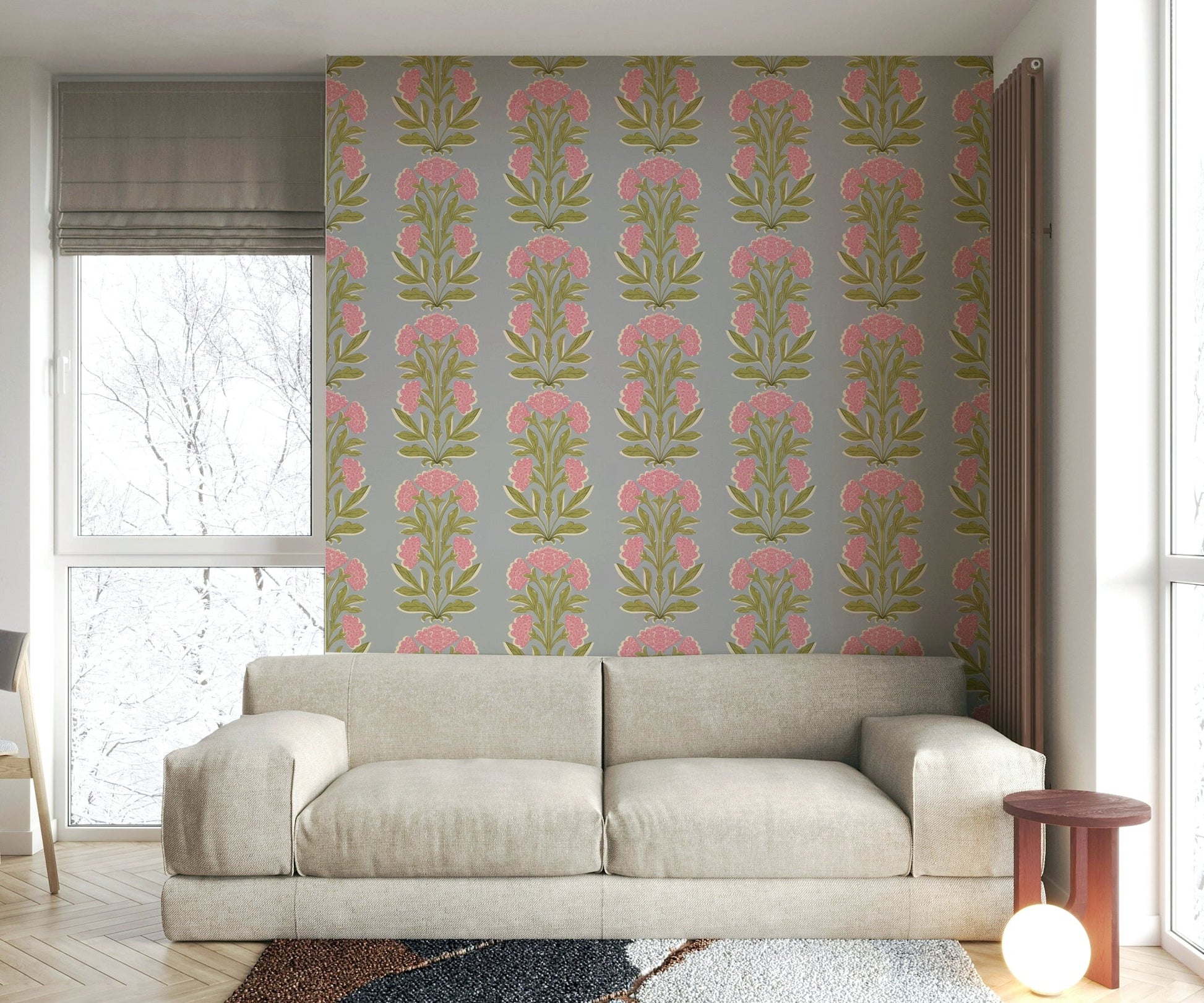 The design gives a feeling of quiet, natural beauty.

