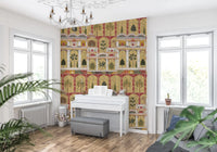 Grandeur palace wall mural in a refined Music room