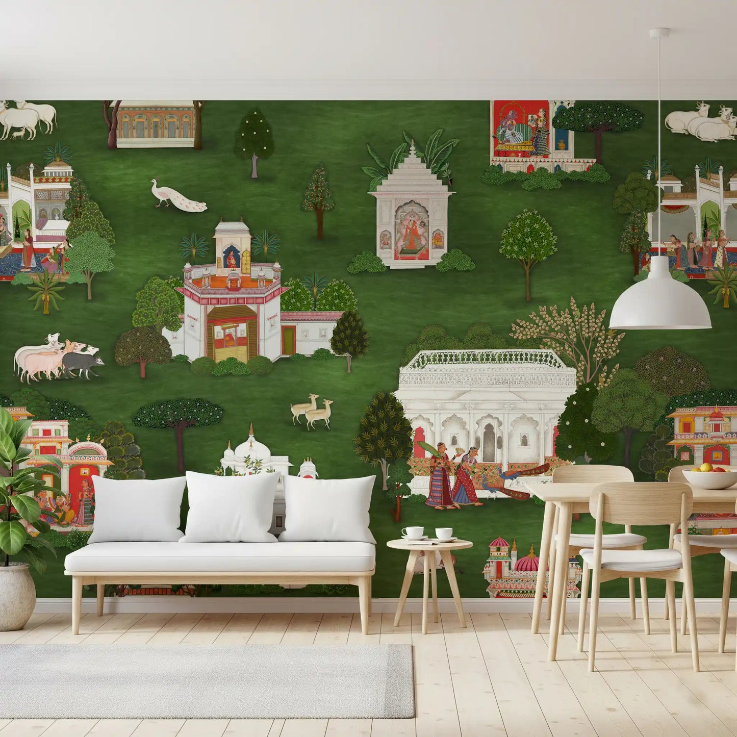 Mughal Garden Retreat Wall Mural