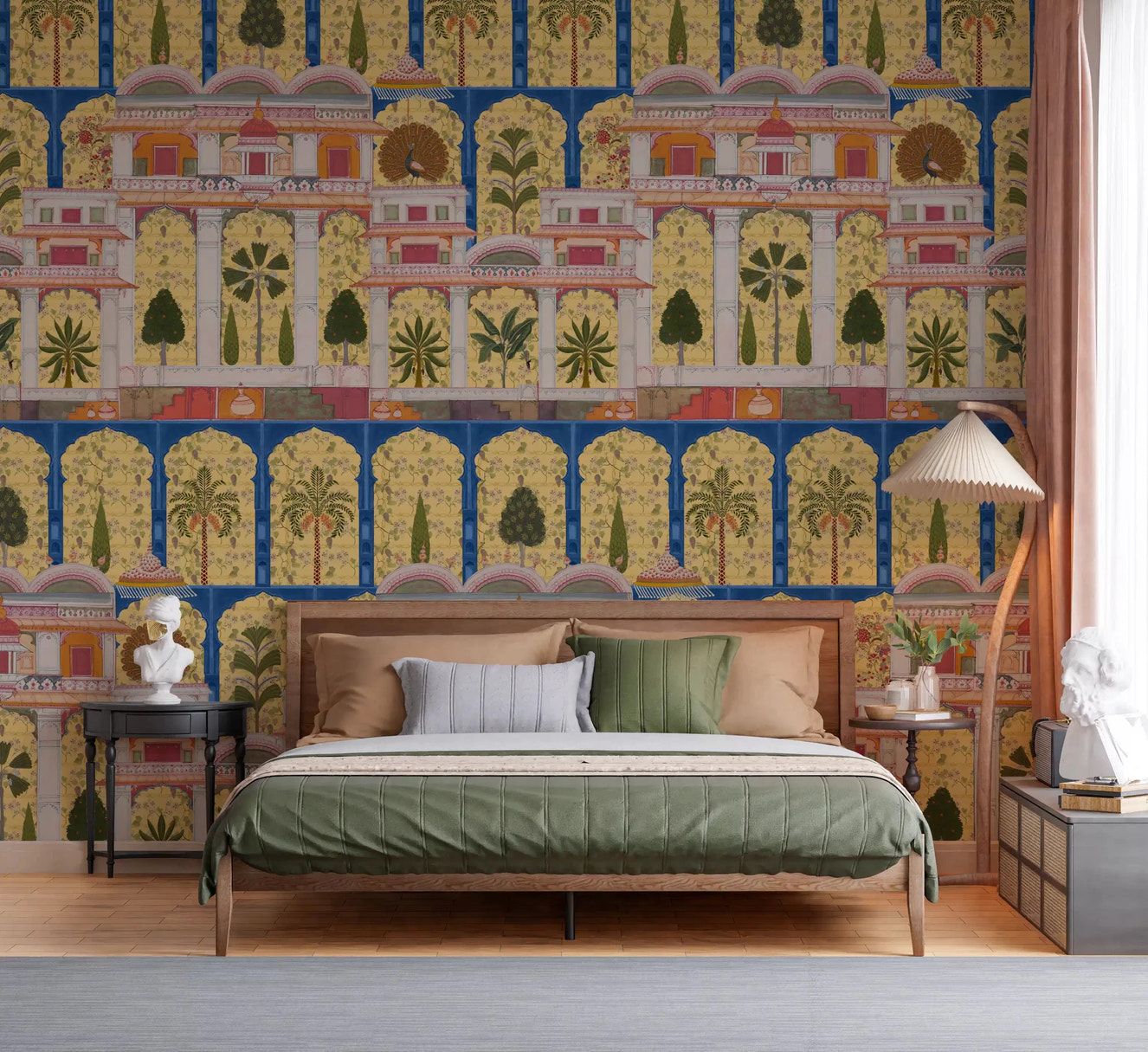 Mughal Palace Garden Wall Mural