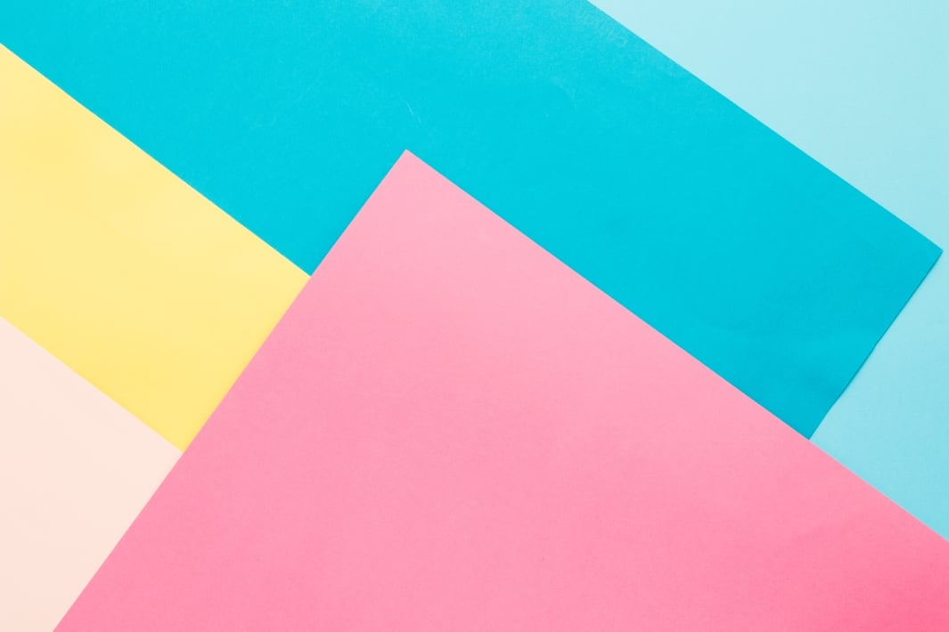 Abstract Paper Color Wallpaper Mural in your room — zoomed