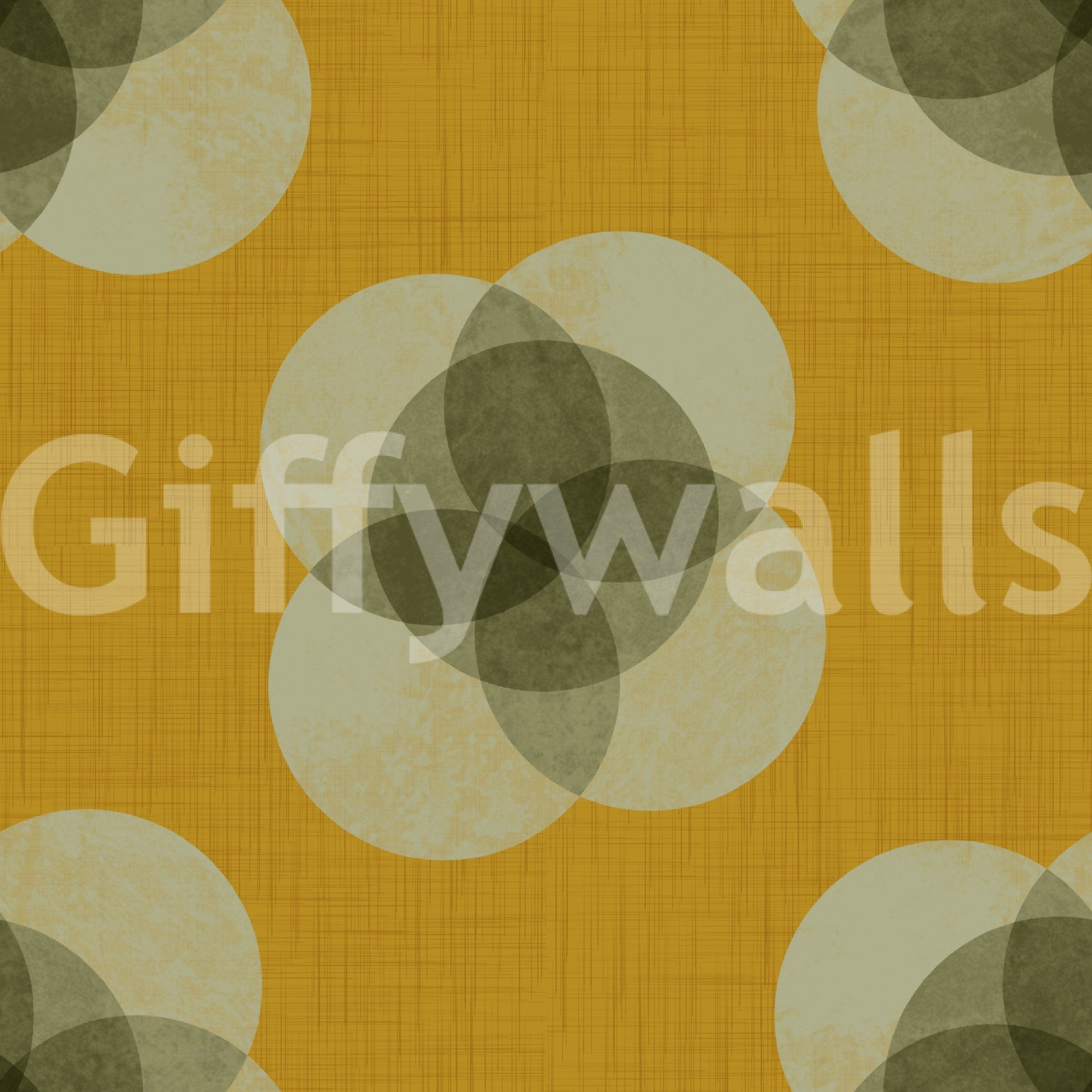 A tranquil garden bloom mural on the wallpaper.

