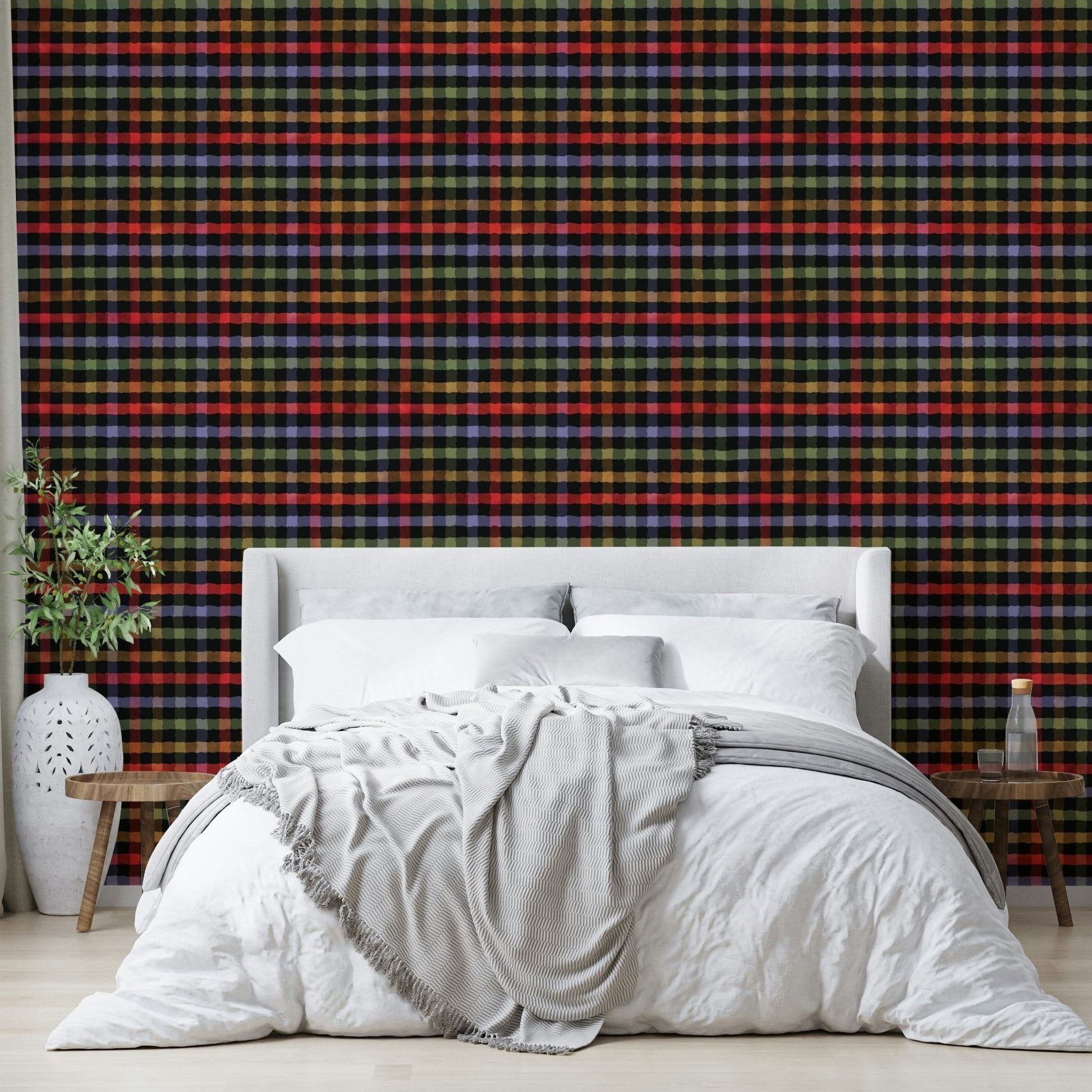 Unique blend of classic patterns and dark academia style.

