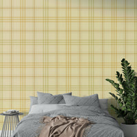 A classic plaid pattern wallpaper for walls.

