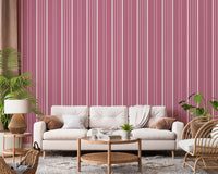 Muted Pink Stripes Wallpaper⁠