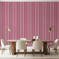 Muted Pink Stripes Wallpaper⁠